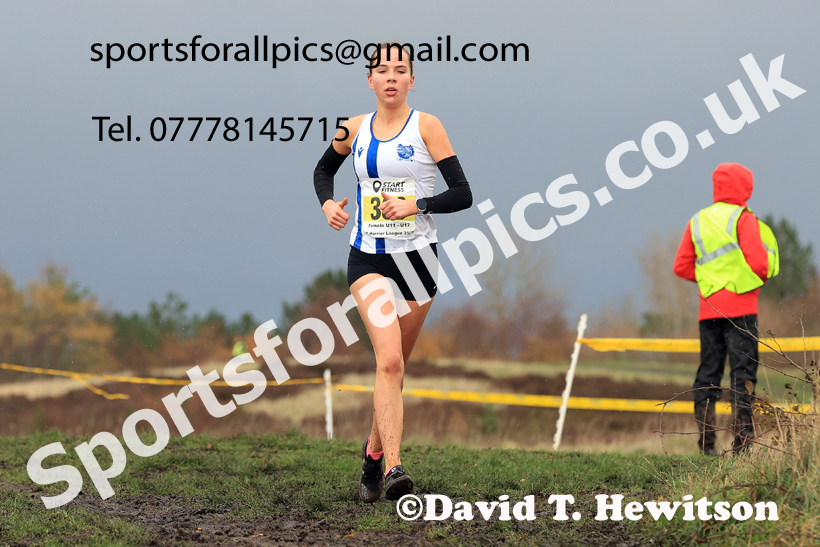 Womens Under-17s 2025 Start Fitness NEHL, Wrekenton, Gateshead, Sunday, November 23rd. Photo: David T. Hewitson/Sports for All Pics